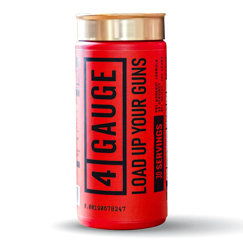 4 Gauge Explosive Preworkout Without The Jitters | 30 Servings | Nitric Oxide Booster | L-Citrullline L-Carnitine Creatine | No Artificial Ingredients (Fruit Blast)
